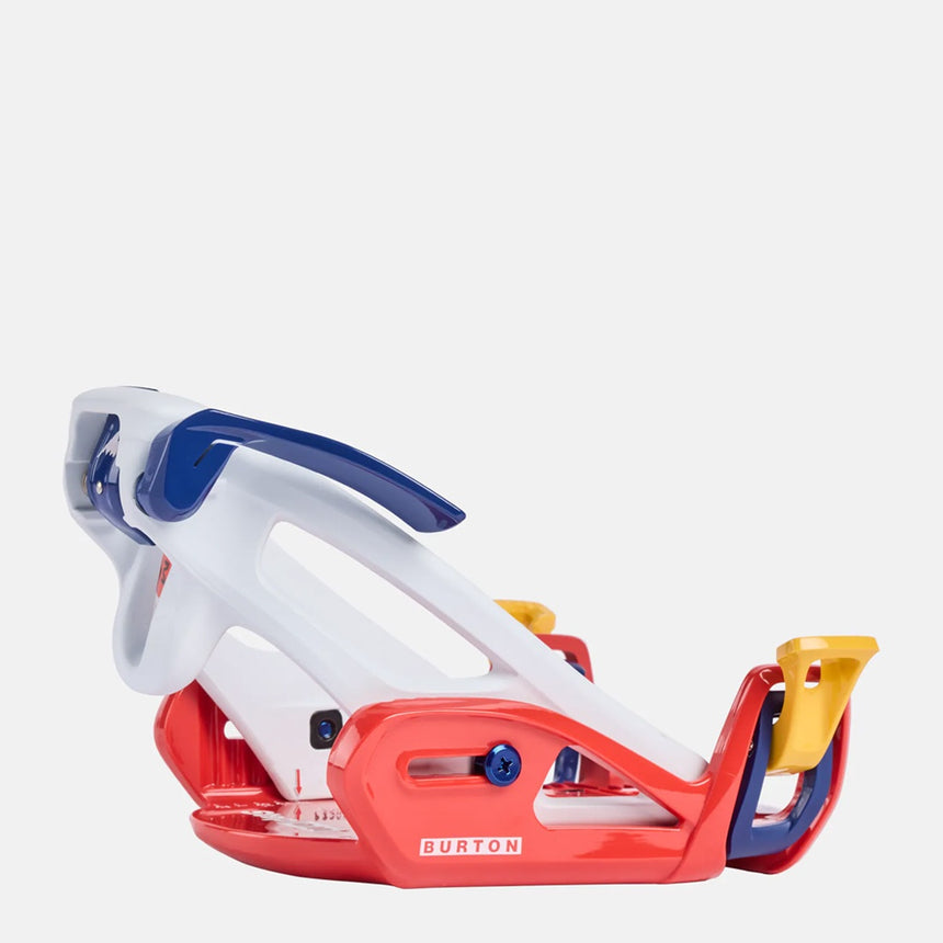 BURTON Kids' Grom Step On Bindings 2026 - White/Multi