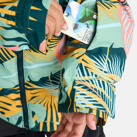 BURTON Kids' Hillslope Jacket 2026 - Oversized Tropical