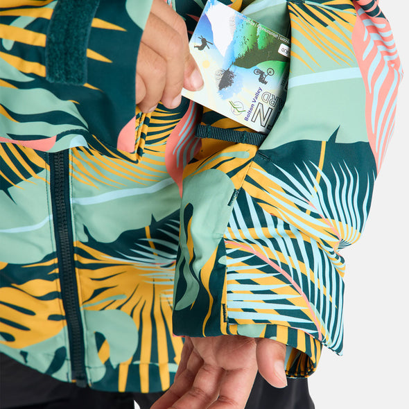 BURTON Kids' Hillslope Jacket 2026 - Oversized Tropical