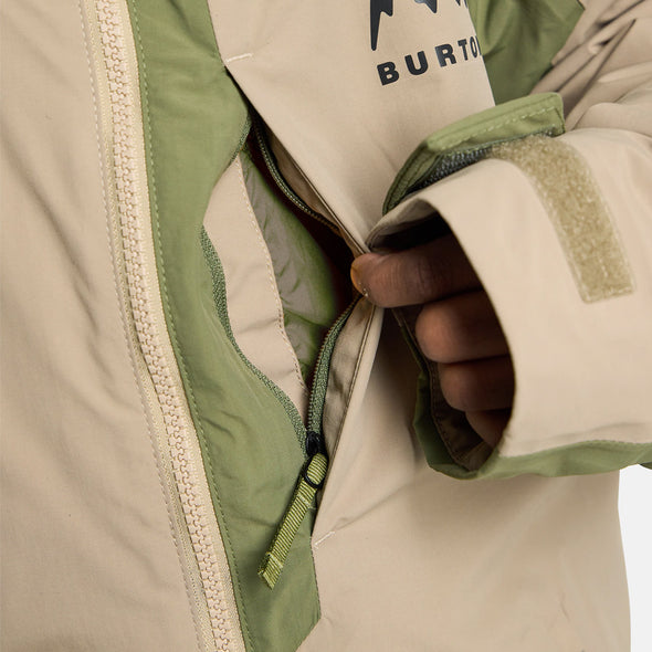 BURTON Kids' Hillslope Jacket 2026 - Summit Taupe/Forest Moss