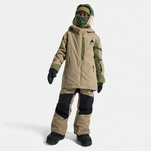 BURTON Kids' Hillslope Jacket 2026 - Summit Taupe/Forest Moss