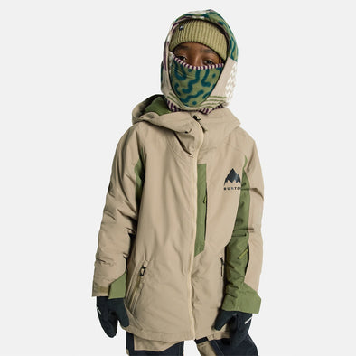BURTON Kids' Hillslope Jacket 2026 - Summit Taupe/Forest Moss