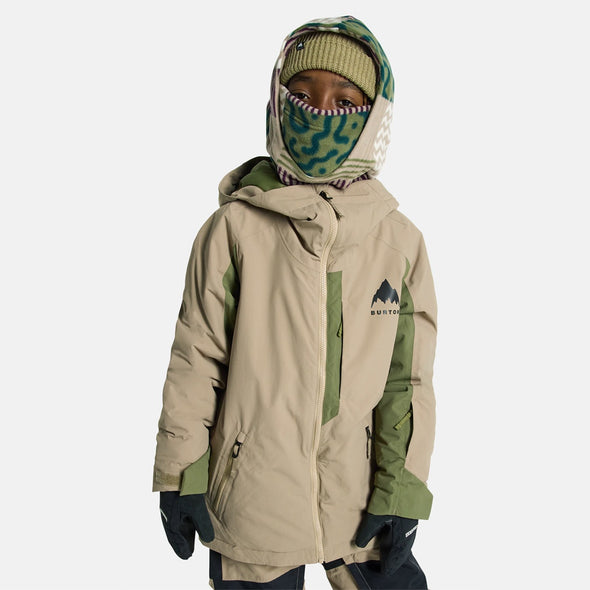 BURTON Kids' Hillslope Jacket 2026 - Summit Taupe/Forest Moss