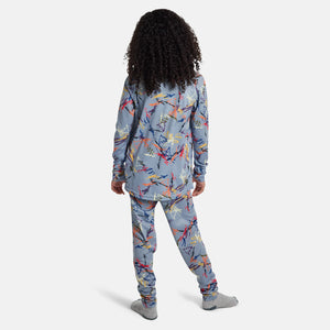 BURTON Kids' Lightweight Base Layer Set - Scribble