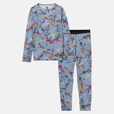 BURTON Kids' Lightweight Base Layer Set - Scribble