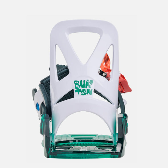 BURTON Kids' Mini Grom Bindings 2025 - Green/Multi