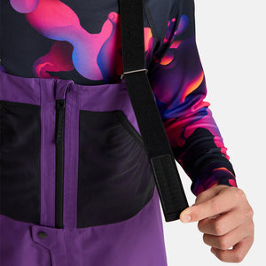 BURTON Kids' Outbeam 3L Bib Pant 2026 - Imperial Purple/True Black