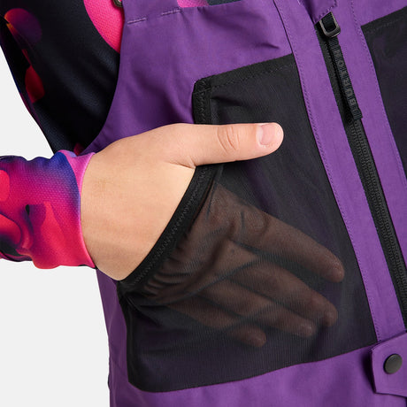 BURTON Kids' Outbeam 3L Bib Pant 2026 - Imperial Purple/True Black