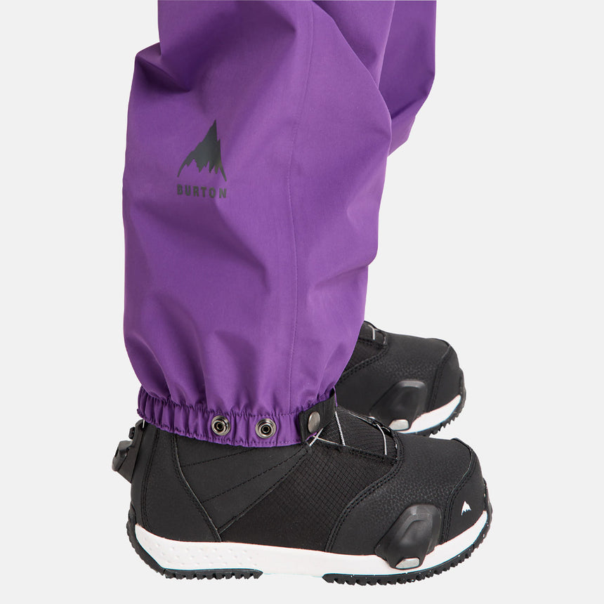 BURTON Kids' Outbeam 3L Bib Pant 2026 - Imperial Purple/True Black