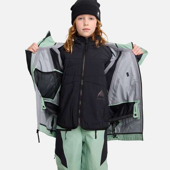 BURTON Kids' Outbeam 3L Jacket System 2026 - Soft Sage/True Black