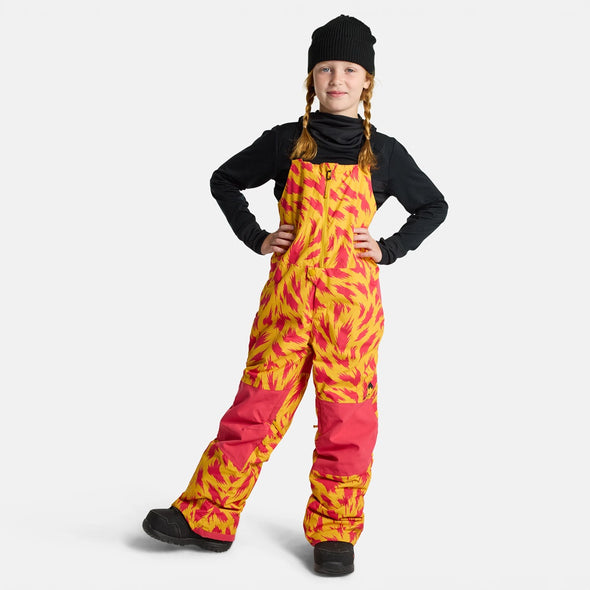 BURTON Kids' Skylar Bib Pant 2025 - Fur Goldenrod