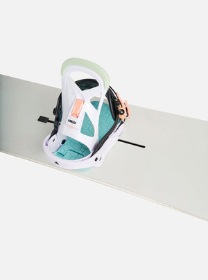 BURTON Kids' Smalls Bindings 2027 - White/Multi