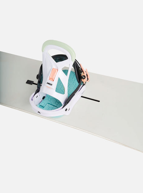 BURTON Kids' Smalls Bindings 2027 - White/Multi