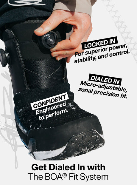 BURTON Kids' Smalls Boa Boots 2027 - Black