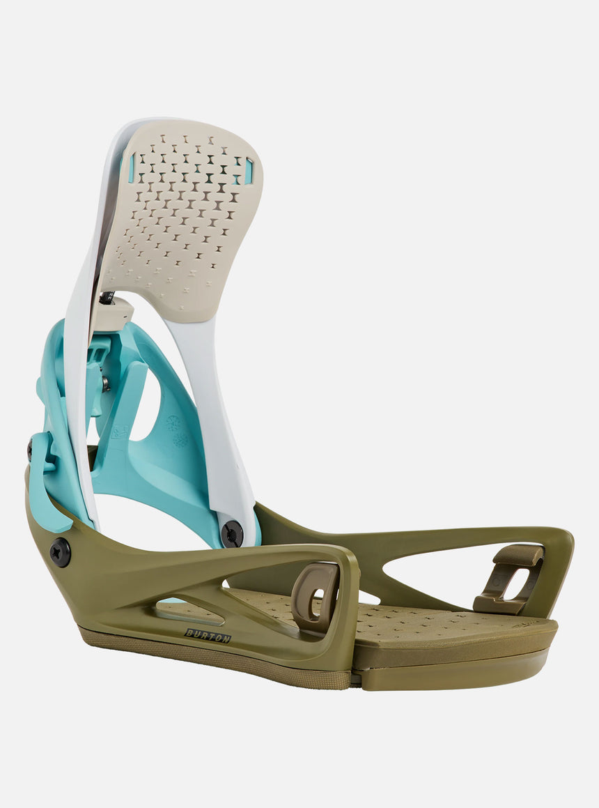 BURTON Men's Genesis Step On Bindings 2027 - White/Dried Moss