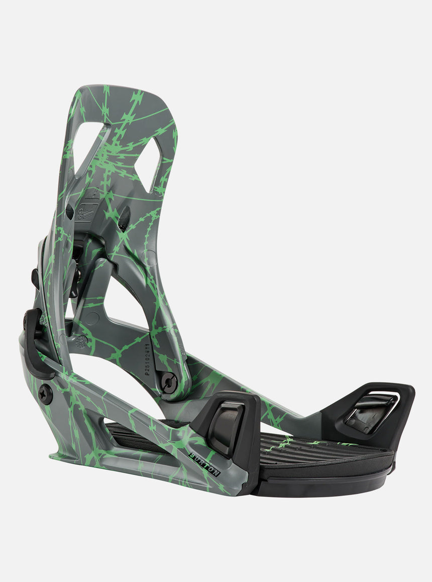 BURTON Men's Step On Bindings 2027 - Gray/Green Voltage