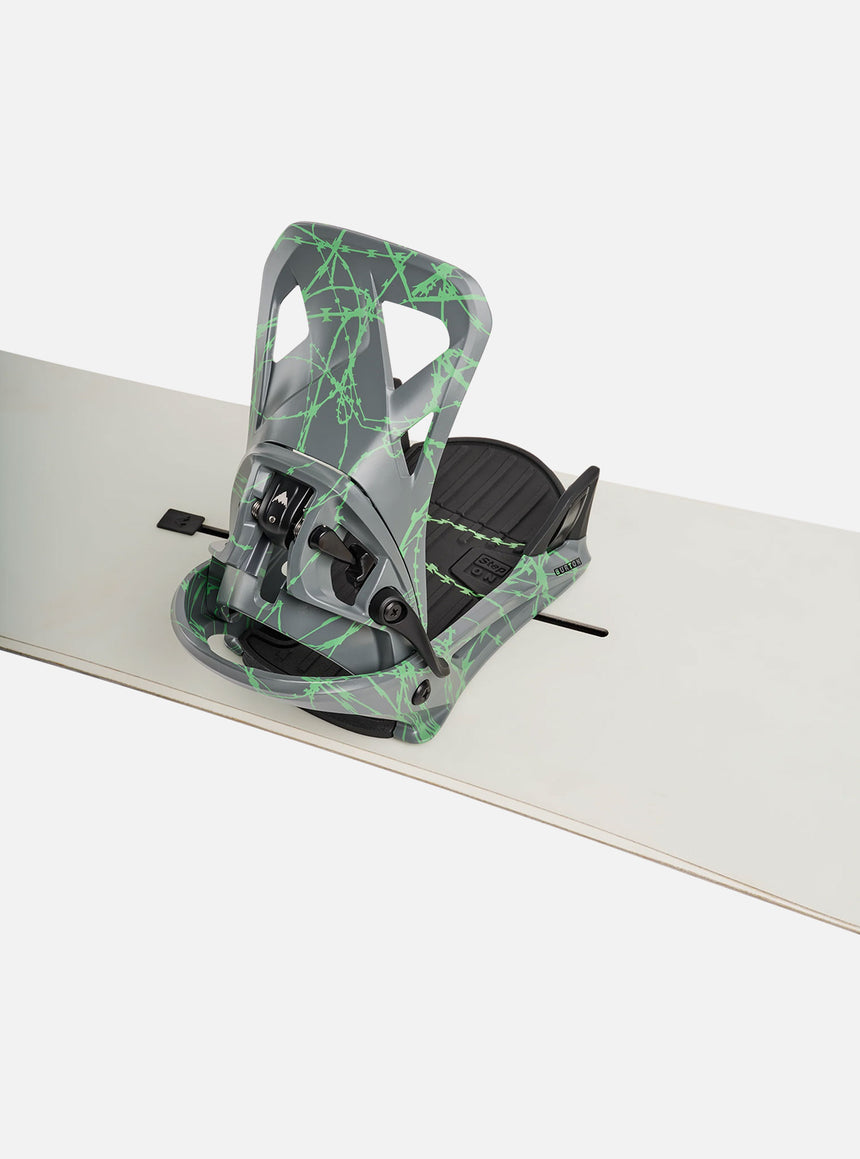 BURTON Men's Step On Bindings 2027 - Gray/Green Voltage