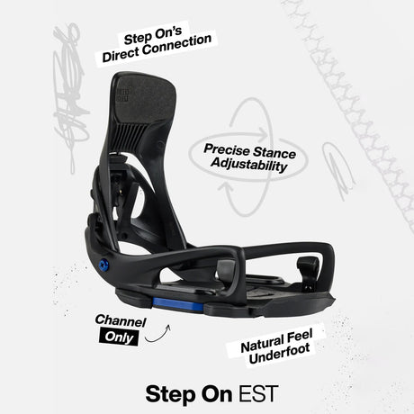 BURTON Men's Step On Cartel X EST Bindings 2026 - Iris Bloom