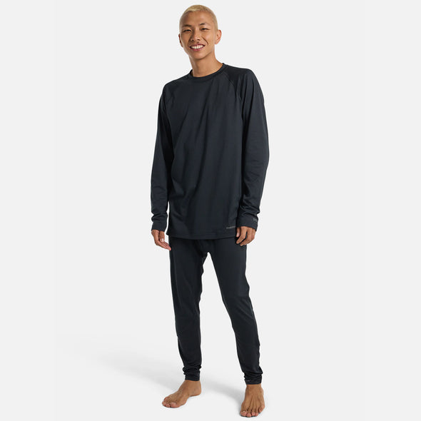 BURTON Midweight Base Layer Crew - True Black