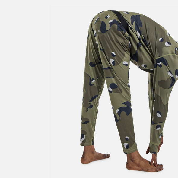 BURTON Midweight Base Layer Pant - Forest Moss Cookie Camo