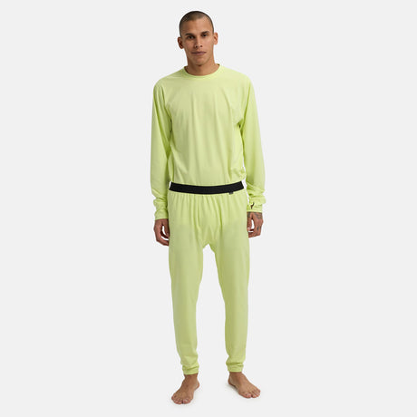 BURTON Midweight Base Layer Pants - Glow Yellow Green