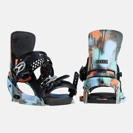 BURTON MINE77 Lexa X EST Bindings - True Black Spray Paint