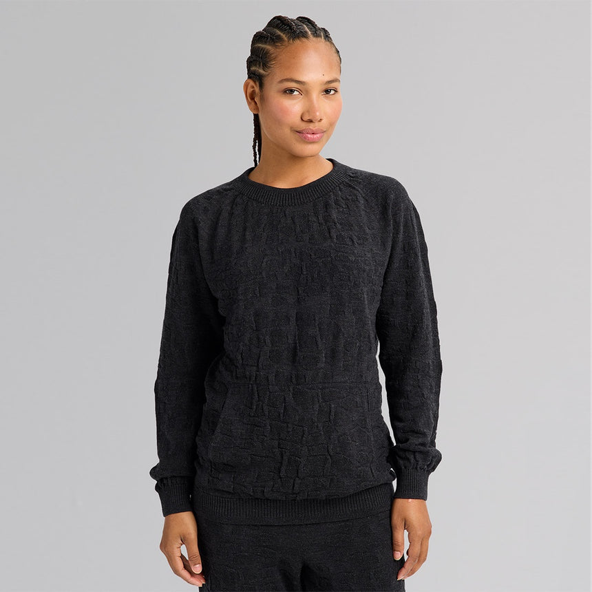 BURTON MINE77 3D Knit Merino Crew - Charcoal