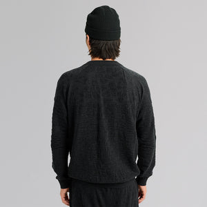 BURTON MINE77 3D Knit Merino Crew - Charcoal