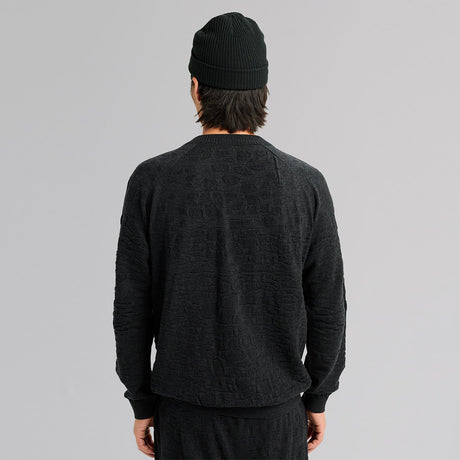 BURTON MINE77 3D Knit Merino Crew - Charcoal