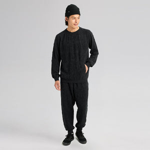 BURTON MINE77 3D Knit Merino Crew - Charcoal