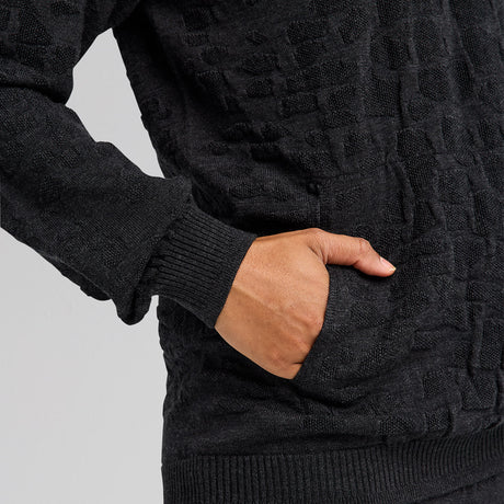 BURTON MINE77 3D Knit Merino Crew - Charcoal