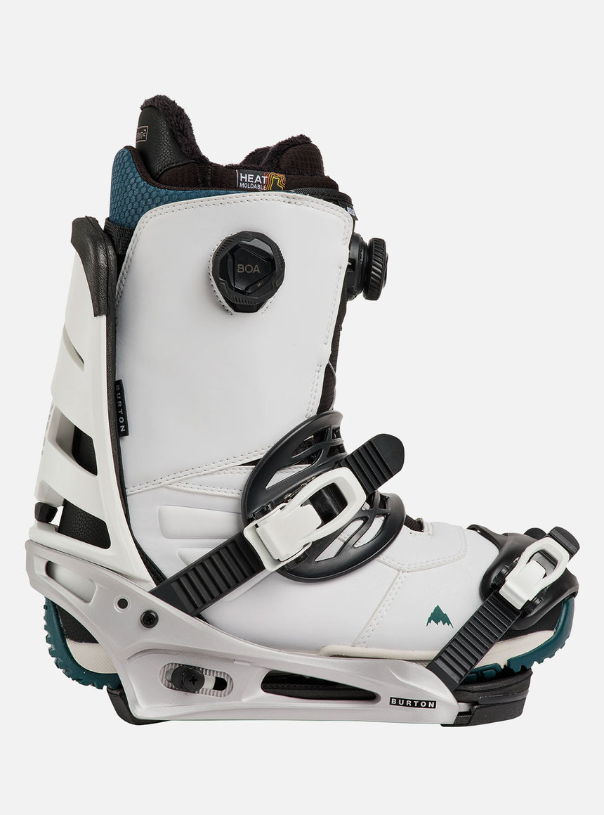 BURTON Mission Bindings 2027 - White/Silver