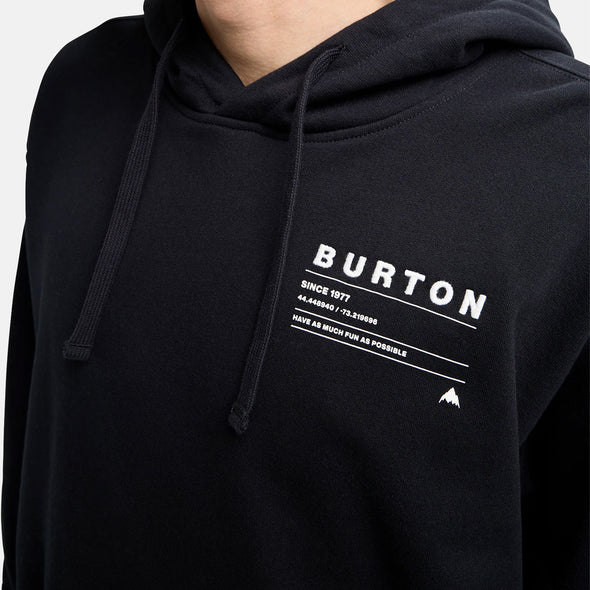 BURTON Moretown Pullover Hood 2026 - True Black