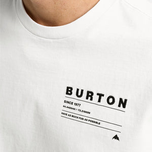 BURTON Moretown Tee - Stout White