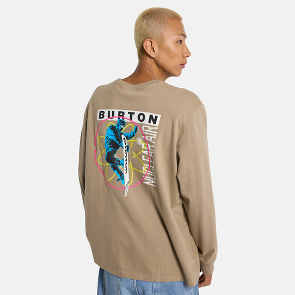 BURTON Nuclear Air Long Sleeve Tee - Summit Taupe