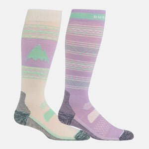 BURTON Performance Lightweight Sock 2-Pack - Washed Lavender