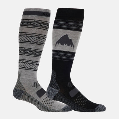 BURTON Performance Lightweight Sock 2-Pack - True Black