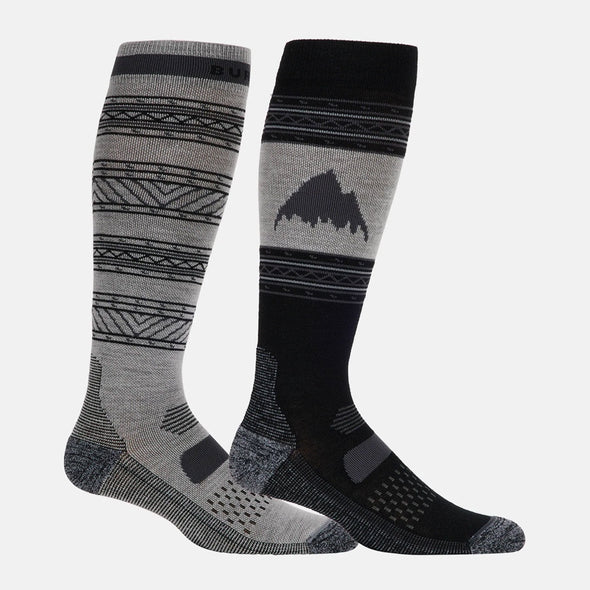 BURTON Performance Lightweight Sock 2-Pack - True Black