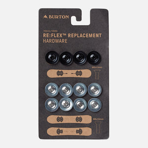 BURTON M6 Replacement Hardware - Silver/Black