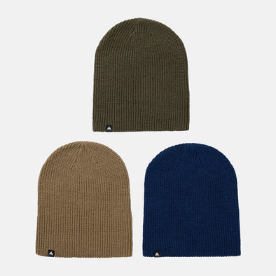 BURTON Recycled Dnd Beanie 3 Pack - Nightfall/Summit Taupe/Forest Moss