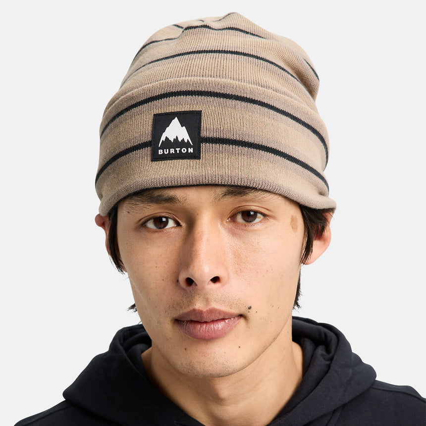 BURTON Recycled Kactusbunch Tall Beanie - Summit Taupe Stripes