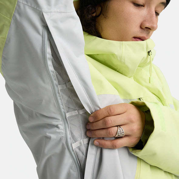 BURTON Reserve 2L 3-In-1 Jacket 2026 - Glow Yellow Green/Gray Cloud
