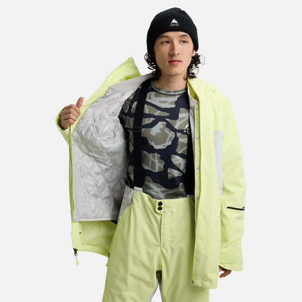 BURTON Reserve 2L 3-In-1 Jacket 2026 - Glow Yellow Green/Gray Cloud