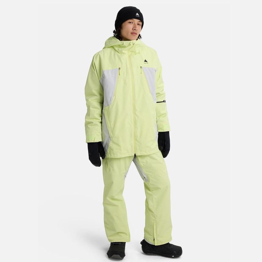 BURTON Reserve 2L 3-In-1 Jacket 2026 - Glow Yellow Green/Gray Cloud