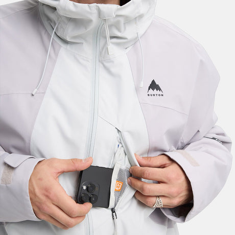 BURTON Reserve 2L Jacket 2026 - Gray Cloud/Washed Lavender