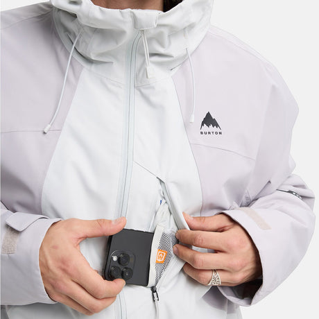 BURTON Reserve 2L Jacket 2026 - Gray Cloud/Washed Lavender