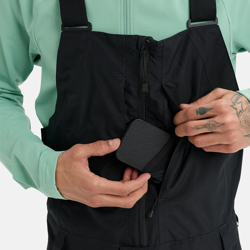 BURTON Reserve Relaxed 2L Bib Pant 2026 - True Black