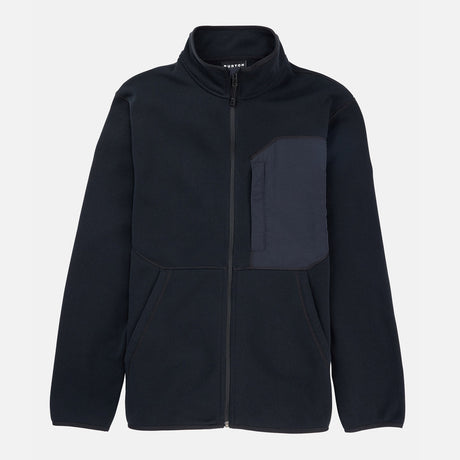 BURTON Runin Fleece Full Zip - True Black