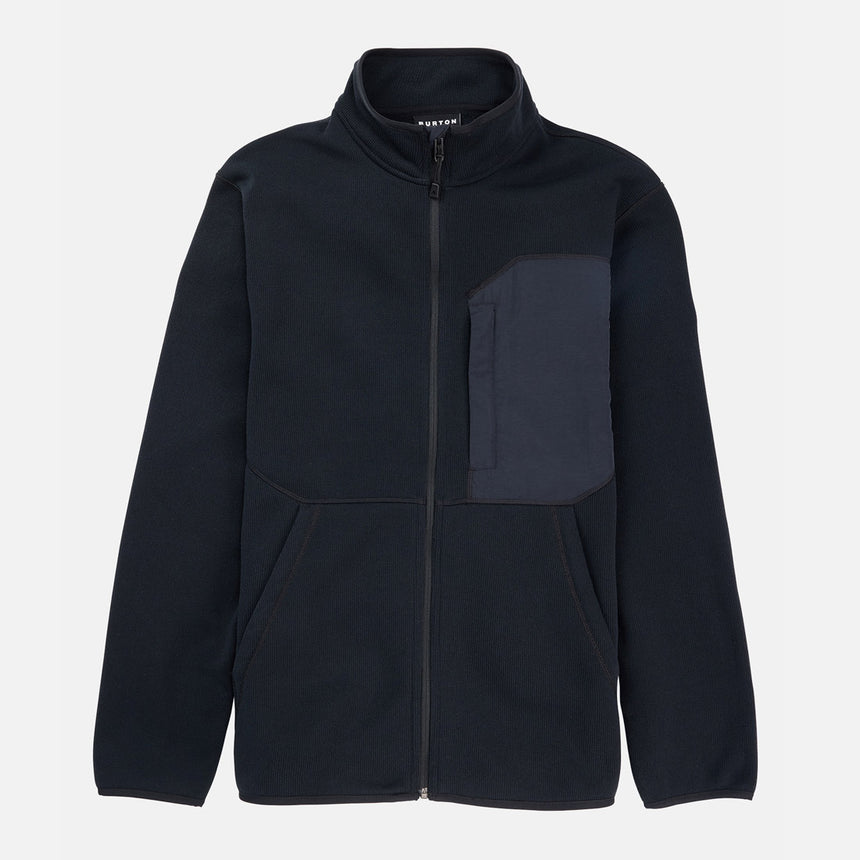 BURTON Runin Fleece Full Zip - True Black