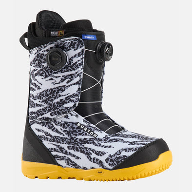 BURTON Swath Boa Boots 2025 - Zebra/Goldenrod *PRE-ORDER